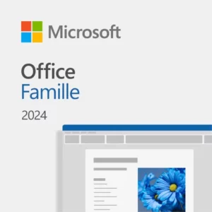 Microsoft Office Famille 2024 – Windows – Licence 1 PC